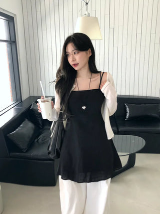Linen camisole dress
