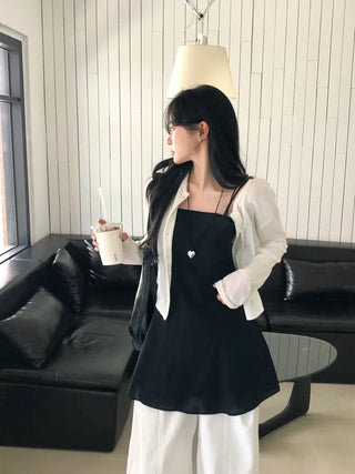Linen camisole dress