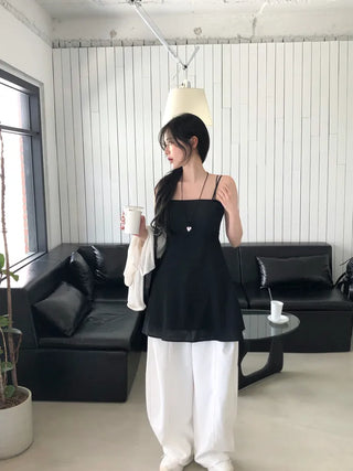 Linen camisole dress