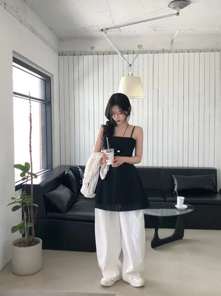 Linen camisole dress