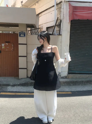 Linen camisole dress