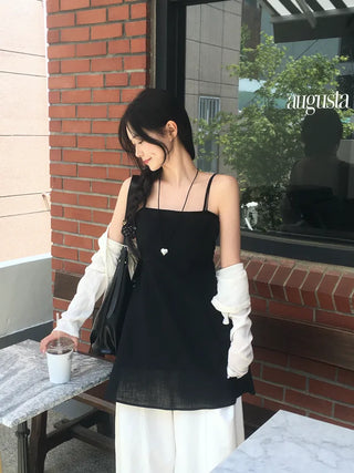 Linen camisole dress