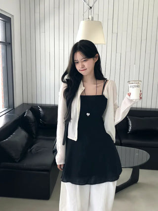 Linen camisole dress