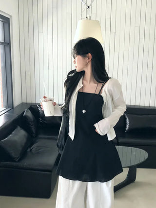 Linen camisole dress