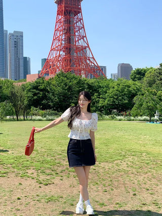 Ribbon blouse