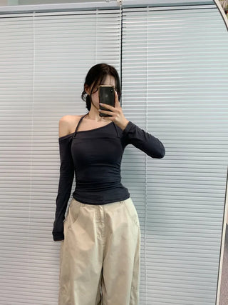 [3-way] Layered Sleeveless Long-Sleeve T-Shirt Set