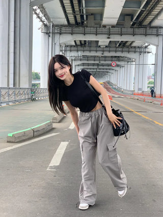 Summer drawstring cargo pants (5 colors)