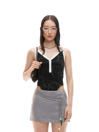 Ink Black Beverly Bodysuit