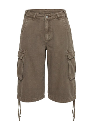Hudsen Longline Cargo Shorts Khaki Tall
