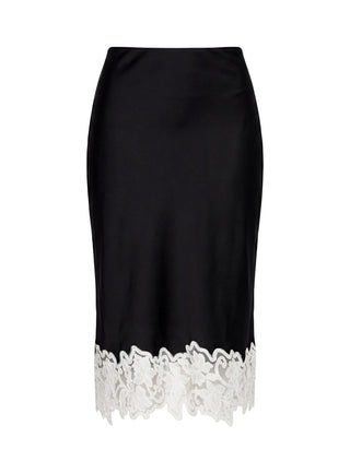 Anchored Midi Skirt Noir