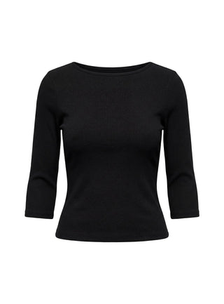 Elaia 34 Sleeve Top Black