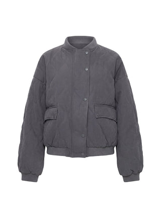 Stick Season Quilted Jacket Grey