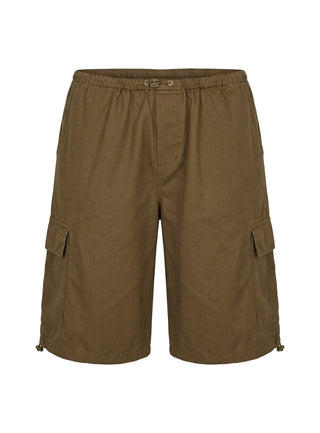 Allyza Baggy Cargo Shorts Olive