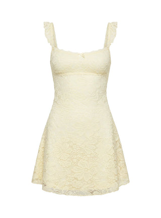 Beacall Mini Dress Lemon