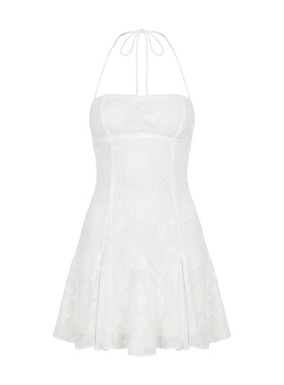 Delamere Mini Dress White Burnout