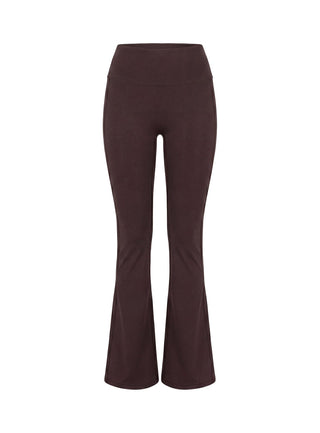 Energize Active Invisible Scrunch Flare Leggings Brown