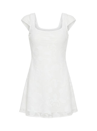 Lucienna Mini Dress White Floral