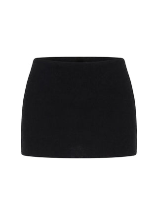 Sparky Mid Rise Skort Black