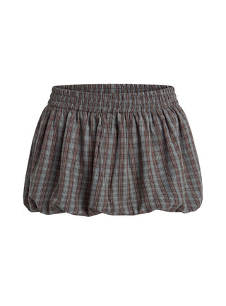 Tuckerr Bubble Skort Grey Check