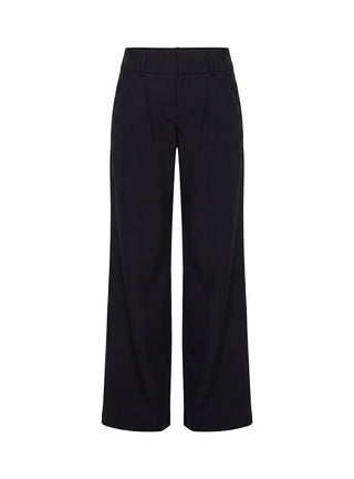 Two Lovers Low Rise Pants Black