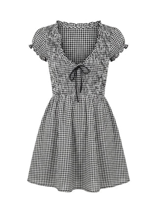 Wescott Gingham Playsuit Black / White