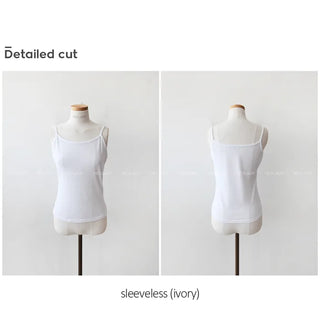 [SET] Blouse + Sleeveless Set