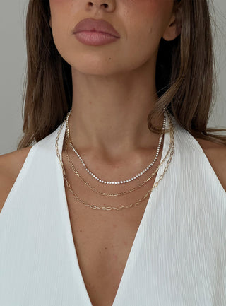 Gleaming Necklace Gold