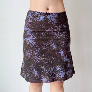 leopard fishtail skirt