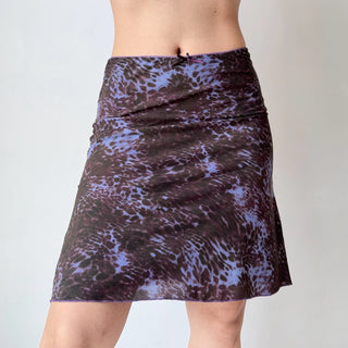 leopard fishtail skirt