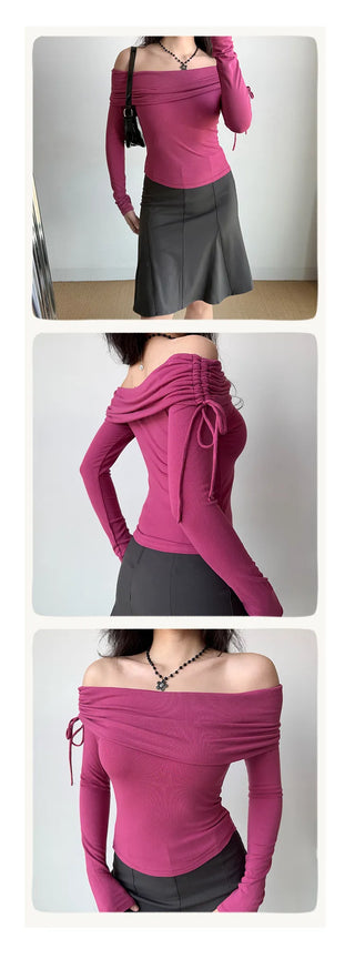 drawstring long sleeve