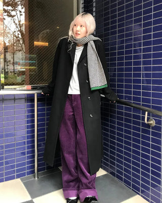 Egg Border Knit Scarf