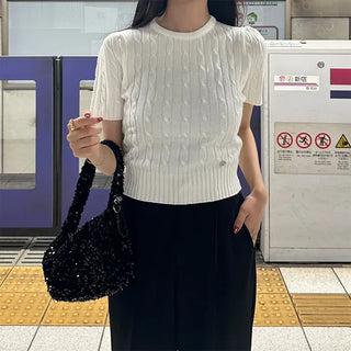 Sequin-embellished bag