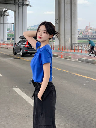 Basic Cropped T-Shirt (12 colors)