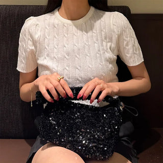 Sequin-embellished bag