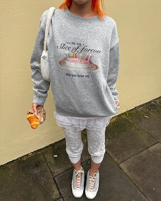 [1st Re-release] (ORIGINAL) Sweet Cake Brushed Fleece Sweatshirt