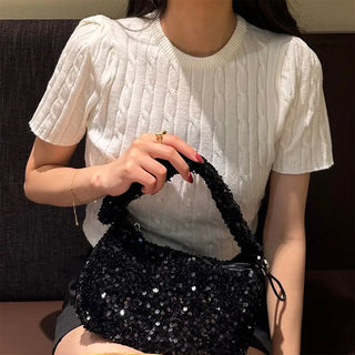 Sequin-embellished bag