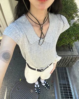 Round twist sandals
