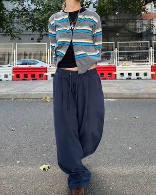 Unisex elasticated cotton pants