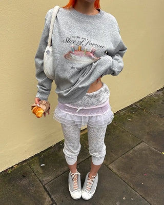 [1st Re-release] (ORIGINAL) Sweet Cake Brushed Fleece Sweatshirt