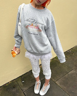 [1st Re-release] (ORIGINAL) Sweet Cake Brushed Fleece Sweatshirt