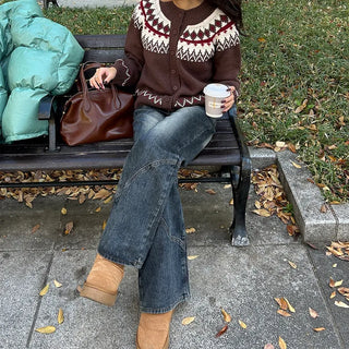 Nordic knit cardigan