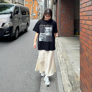 slowdive printed short-sleeved T-shirt