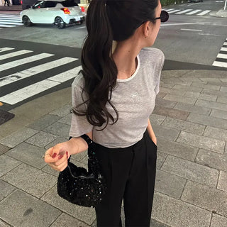 Sequin-embellished bag