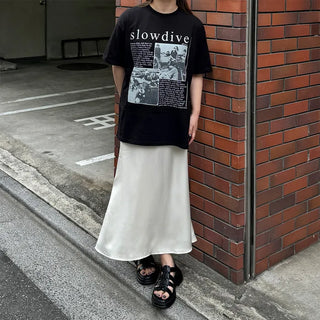 slowdive printed short-sleeved T-shirt