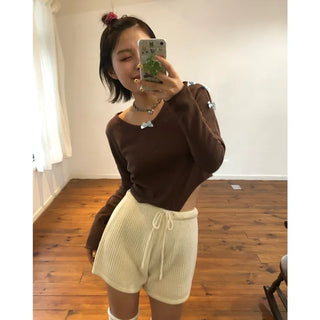 Knit shorts