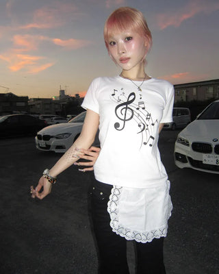[3rd Re-release] (ORIGINAL) Musical Slim Fit T-Shirt