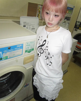 [3rd Re-release] (ORIGINAL) Musical Slim Fit T-Shirt