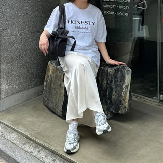 HONESTY Lettering Short-Sleeve T-Shirt