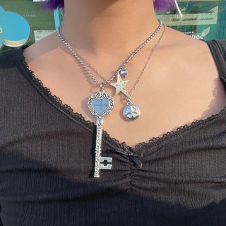 Skull Star Necklace
