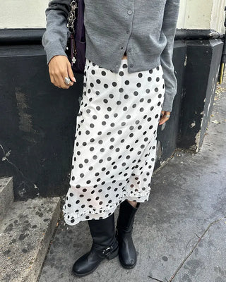 Round-toe biker mid-calf boots